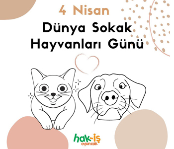 Bir avuç sevgi, bir ömre bedel. Sokak hayvanları günü, sevginin gücünü kutlama günüdür.